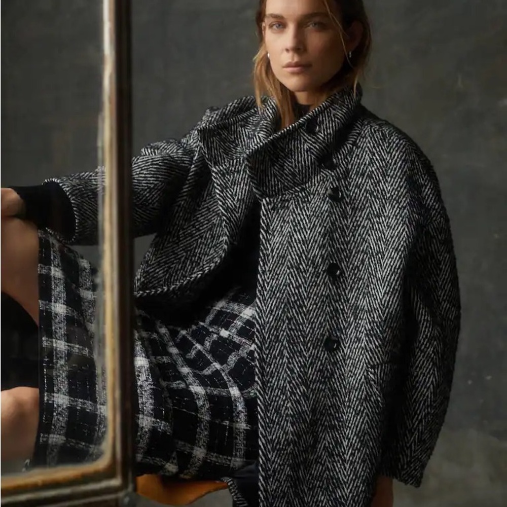 Mango Wool Blend Coat View 2